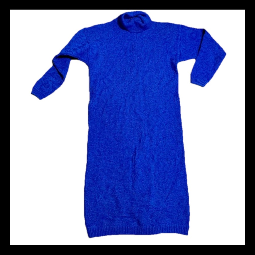 Vintage Missoni Blue Midi Dress Size L